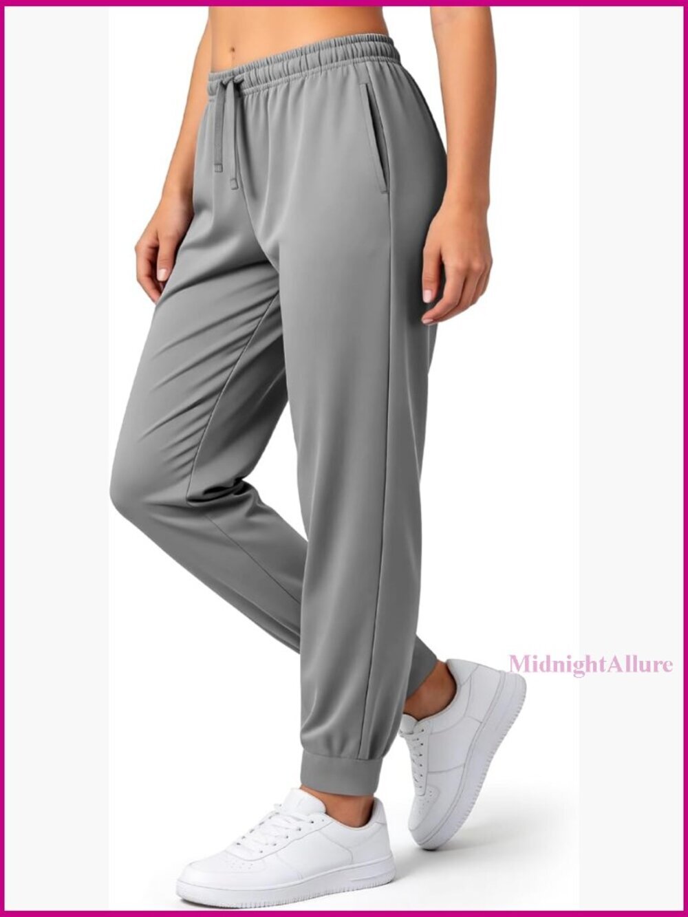 Loose Fit Joggers with Pockets, Lightweight Athletic Lounge Pants for Workout